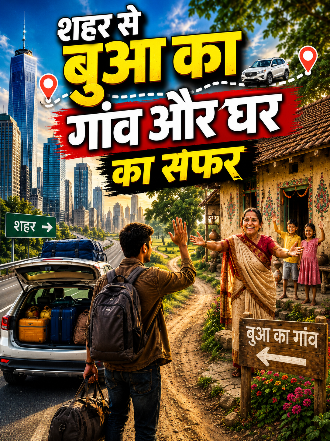 Bua Ke Ghar Ka Romanchak Train Safar